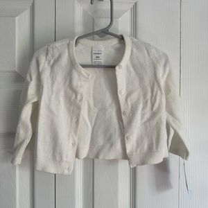 Carters 9M baby cardigan